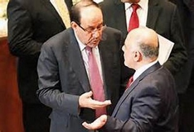  	 عەبادی و مالیکی دوو جەمسەرێن دژی ئێک 