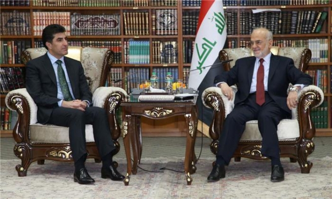 نێچیرڤان بارزانی لەگەڵ وەزیری دەرەوەی عیراق کۆبووەوە 