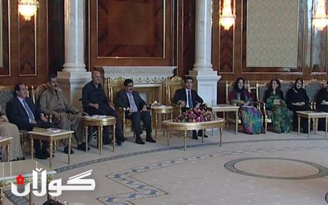  نێچیرڤان بارزانى له‌گه‌ڵ فراكسیۆنى پارتى كۆبووه‌وه‌ 