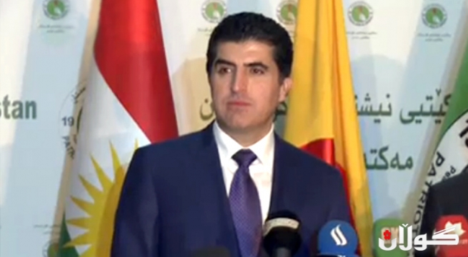  نێچیرڤان بارزانی: چەك و تەقەمەنیمان بۆ كۆبانێ ناردووە 