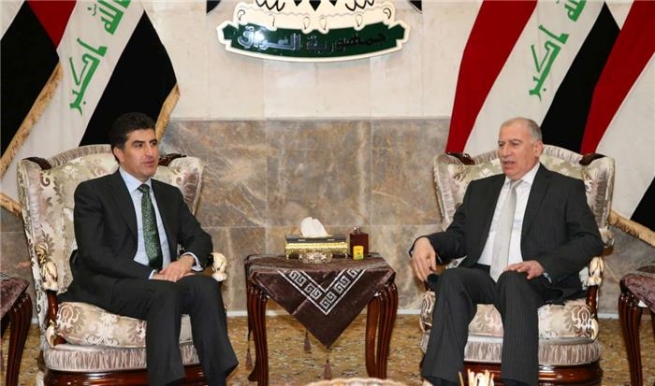 نێچیرڤان بارزانی لەگەڵ ئوسامە نوجێفی كۆبووەو 