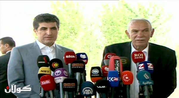  نێچیرڤان بارزانی و نەوشیروان مستەفا: کۆبوونەوەیەکی زۆر باشمان کرد 
