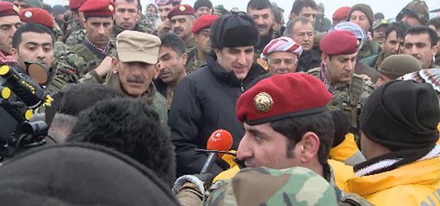  نێچیرڤان بارزانی گەیشتە سەر چیای شنگال 