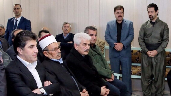 نێچیرڤان بارزانی بەشداری پرسەی شێخ جەنگی تاڵەبانی دەكات 