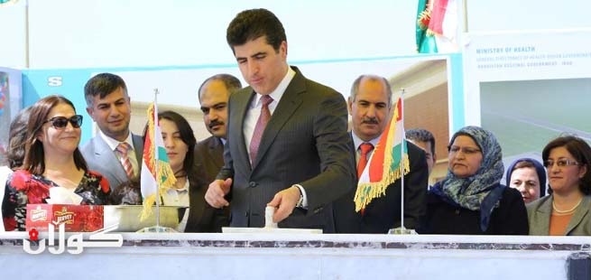 نێچیرڤان بارزانی به‌ردی بناغه‌ی دوو نه‌خۆشخانه‌ له‌ دهۆك و شێلادزێ داده‌نێت