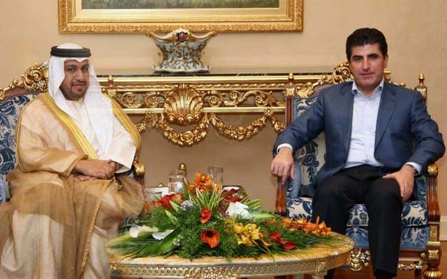  نێچیرڤان بارزانى پێشوازى له‌ كونسوڵى گشتیى ئیمارات كرد