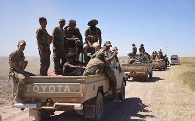  	 حەشدی شەعبی لە شنگال کشایەوە