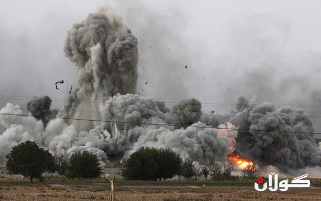 پێگەکانی داعش لە عێراق و سووریا بۆردومان کران