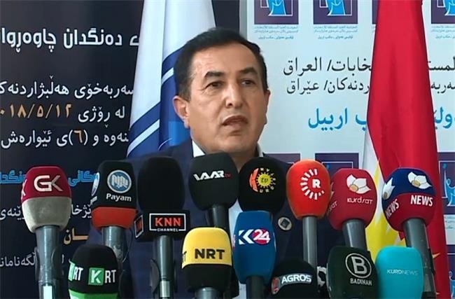  	 عەلی قادر: ده‌نگدانی هەولێر، پاكترین پڕۆسە بووە و ئامادەی بە دەست هەژماركردنه‌وه‌شین