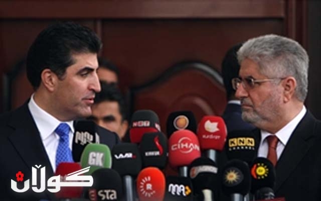 نێچیرڤان بارزانی: یەكگرتوو داواكارییەكیان نییە كە جێبەجێ نەكرێت... محەممەد فەرەج: مەبدەئیییەن ڕێككەوتووین لەسەر ئەوەی كە حكوومەتی بنكەفراوان پێك بێنین 