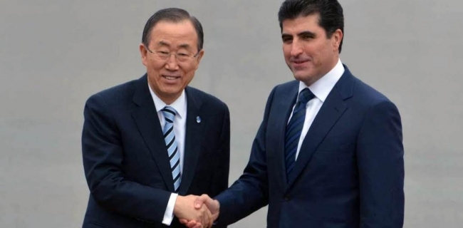 نێچیرڤان بارزانی دەربارەی نادیە موراد نامەیەک ئاڕاستەی بان کی مۆن دەکات 
