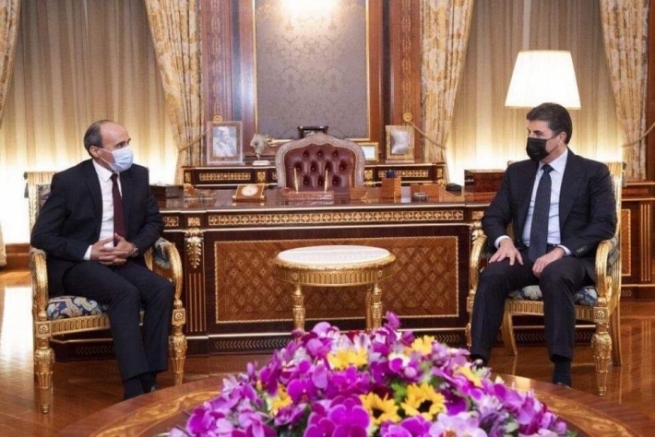 سەرۆکى هەرێمى کوردستان پێشوازى لە کونسوڵى میسر دەکات