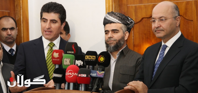 نێچیرڤان بارزانی: گفتوگۆ له‌گه‌ڵ لایه‌نه‌كان ده‌كه‌ین بۆ ئه‌وه‌ی به‌ دیالۆگێكی نیشتمانی ده‌ستپێبكه‌ین و له‌ ئه‌نجامدا له‌به‌رژه‌وه‌ندی خه‌ڵكی كوردستان بێت