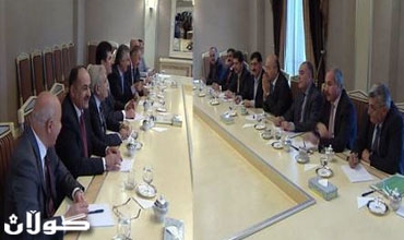 به‌سه‌رپه‌رشتی نێچیرڤان بارزانی و د. به‌رهه‌م ئه‌حمه‌د ساڵح هه‌ردوو مه‌كته‌بی سیاسی (پ.د.ك) و (ی.ن.ك) كۆبوونه‌وه‌