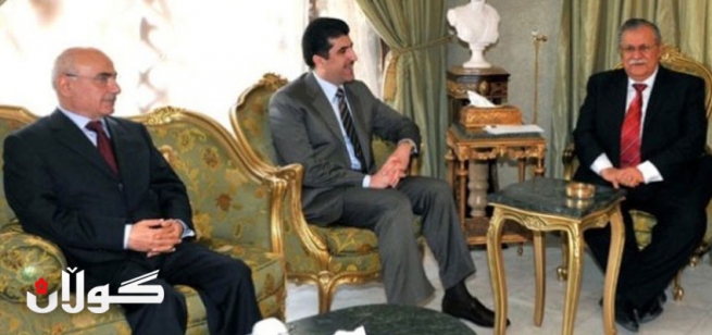 نێچیرڤان بارزانی و شاندێكی یاوەری بۆ بەخێرهاتنەوەی مام جەلال چوونە سلێمانی