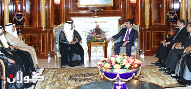 سه‌رۆك وه‌زيران پێشوازى له‌ شاندێكى شاريقه‌ كرد