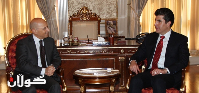 نێچيرڤان بارزانى و باڵيۆزى ئيتاليا له‌ په‌يوه‌ندييه‌كانى هه‌رێم و ئيتاليا ده‌كۆڵنه‌وه‌.