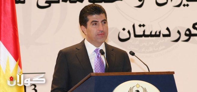 ده‌قى گوتاری سه‌رۆك وه‌زيران لە كۆنفرانسى په‌ره‌پێدانى  بازرگانى و ئابووريى نێوان  ئێران و هه‌رێمى كوردستان