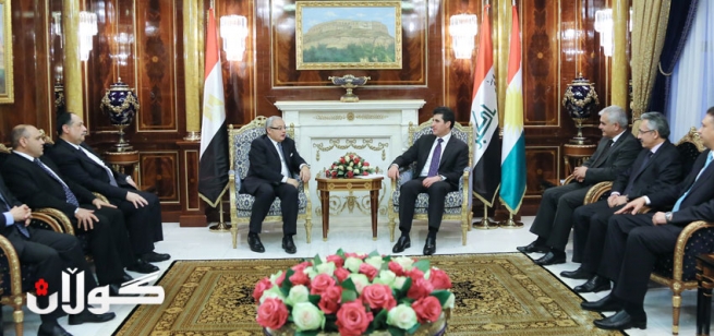 نێچيرڤان بارزانى: پێويستيمان به‌ پسپۆڕى و شاره‌زايى گه‌شتياريى ميسرى هه‌يه‌.