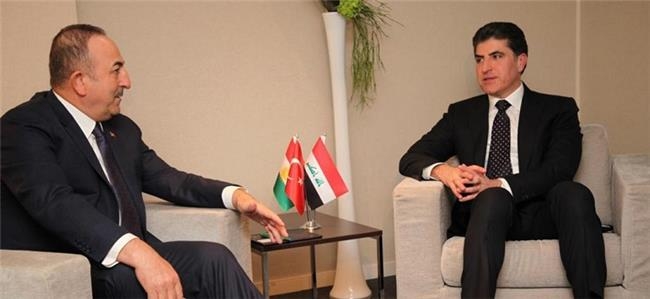 نێچیرڤان بارزانى و چاوشئۆغلو كۆبوونه‌وه‌