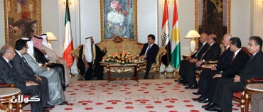 سه‌رۆكی حكومه‌تی هه‌رێم پێشوازی له‌ وه‌زیری كاروباری دیوانی میری كوێت و شاندێكی یاوه‌ری كرد