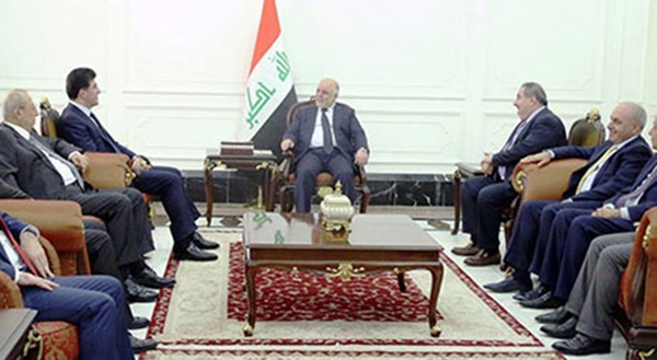 نێچیرڤان بارزانی و عەبادی لەسەر گفتوگۆی تەكنیكی بۆ چارەسەری پرسی نەوت رێككەوتن