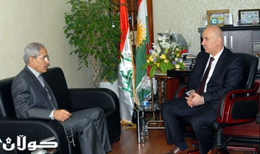 پارێزگارى هه‌ولێر پێشوازى له‌ بالیۆزى كۆمكارى عه‌ره‌بى و شاندێكى بازرگانیى ئیرله‌ندا ده‌كات