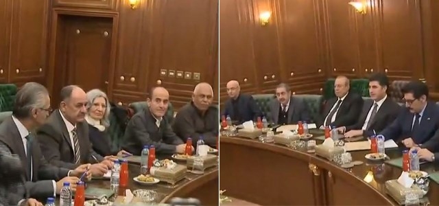  	 پارتی و یەکێتی کۆ بوونەوە 