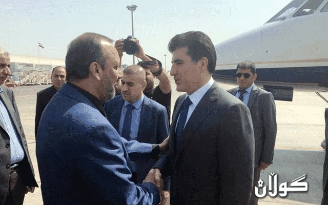  سەرۆکی هەرێمی کوردستان گەیشتە بەغدا 