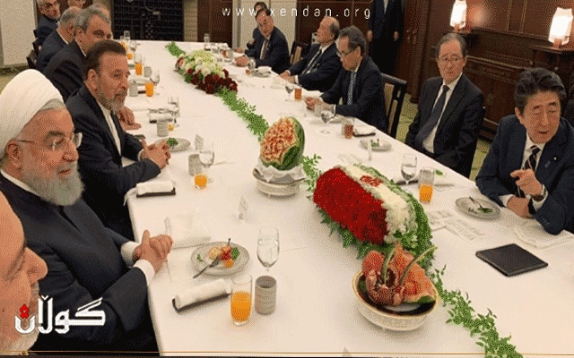 رۆحانی پاڵپشتی پلانی تۆکیۆ بۆ سەقامگیرکردنی ئاسایشی کەنداو دەکات