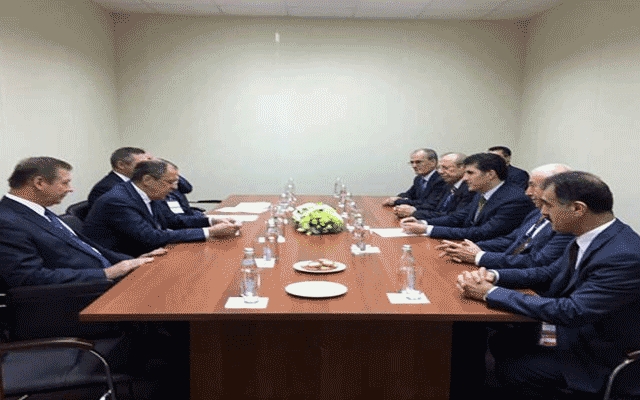 كۆبوونەوەی نێوان نێچیرڤان بارزانی و لاڤرۆڤ دەستپێكرد