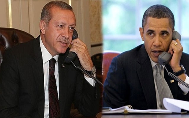 په‌یوه‌ندی ته‌له‌فۆنی نێوان ئه‌ردۆغان و باراک ئۆباما