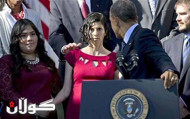  ئۆباما بۆ ژنێکی دووگیان: باشدەبی، من ئەوەتا لێرەم 