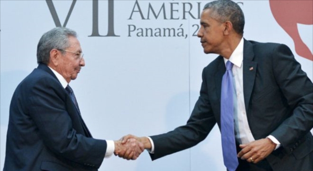 دوای نیو سه‌ده‌ بۆ یه‌كه‌مجار سه‌رۆكی ئه‌مریكا و سه‌رۆكی كوبا رووبه‌ڕوو دیداریان ساز كرد