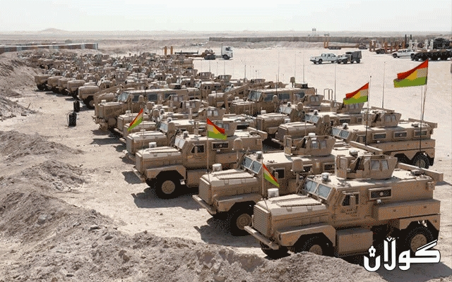کاروانێکی دیکەی ھاوکاریی هاوپەیمانان پێشکەشی وەزارەتی پێشمەرگە دەکرێت