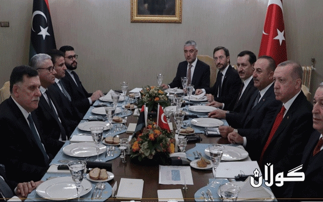  سەرەڕای هۆشدارییەکان، ئەردۆگان لەگەڵ سەرۆکی حکومەتی لیبیا کۆدەبێتەوە