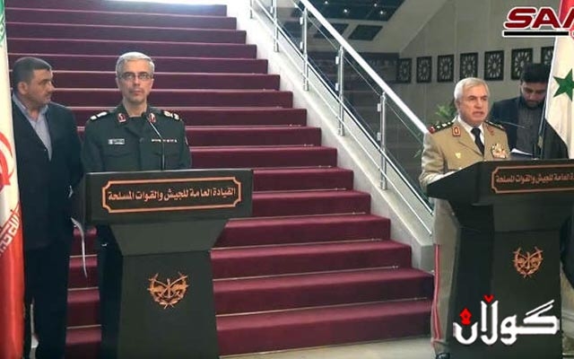 سوپاسالاری ئیران:  ئیسرائیل هه‌ر كاتێك ویستی، پێشێلی خاك و ئاسمانی سووریا دەكات