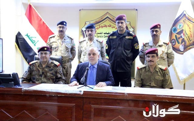  عەبادی دەست پێکردنی ئۆپەراسیۆنی رزگارکردنەوەی فەللوجەی راگەیاند 