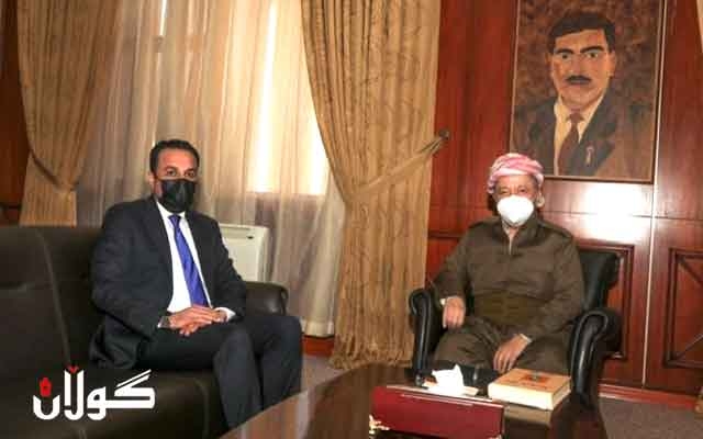 سەرۆک بارزانی پیرۆزبایی دەستبەکاربوون لە پارێزگاری هەولێر ده‌كات