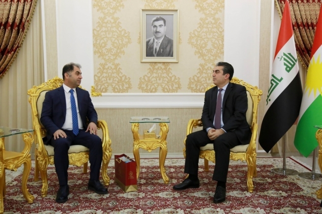 سەرۆکێ باژێرڤانیا باتمانێ ل گەل پاریزگارێ دهۆکێ جڤیا