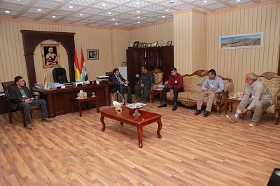 جێگری سەرۆكی پەرلەمان پێشوازی لە شاندێكی رێكخراوی كەمئەندامانی پیشەگەرانی مین كرد