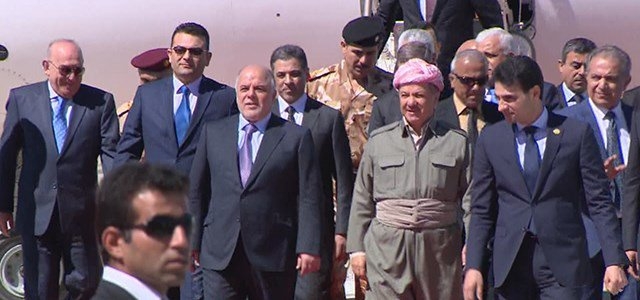  عەبادی گەیشتە هەولێر 