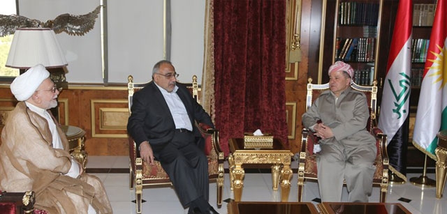 سەرۆك بارزانی پێشوازی لە عادل عەبدولمەهدی دەكات 