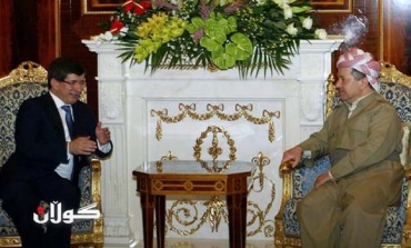 داود ئۆغلو بۆ بارزانی: هەموو سووریا پێویستیان بە یارمەتی تۆیە تەنها یارمەتی كورد مەدە