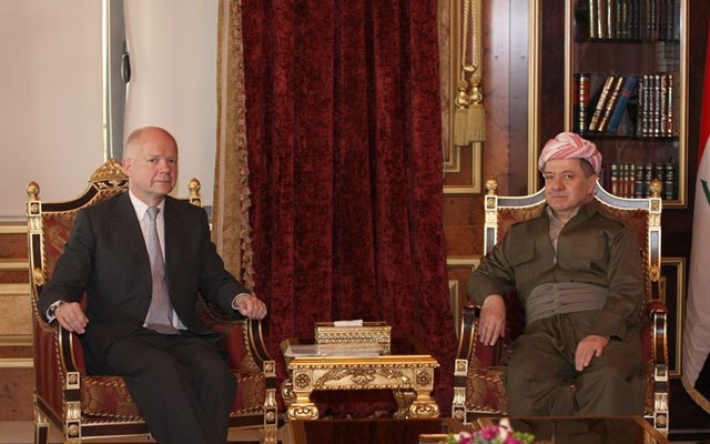 سەرۆكی هەرێمی كوردستان پێشوازی لە وەزیری دەرەوەی بریتانیا دەكات