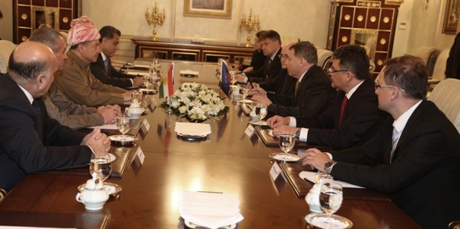 سەرۆكی هەرێمی كوردستان پێشوازی لە وەزیری دەرەوەی كۆماری چیك دەكات