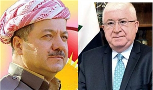 بروسکەی پیرۆزبایی سەرۆک کۆماری عێراق بە بۆنەی شەست و هەشتەمین ساڵی دامەزرانی پارتی دیموکراتی کوردستان 