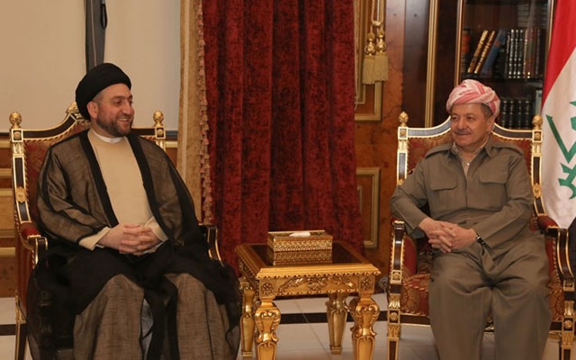 سەرۆكی هەرێمی كوردستان پێشوازی لە سەرۆكی ئەنجوومەنی باڵای ئیسلامیی عێراق دەكات