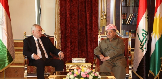 سەرۆكی هەرێمی كوردستان پێشوازی لە شاندێكی باڵای حكوومەتی هەنگاریا دەكات