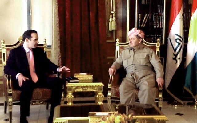 سەرۆكی هەرێمی كوردستان پێشوازی لە یاریدەدەری جێگری وەزیری دەرەوەی ئەمەریكا بۆ كاروباری عێراق دەكات 